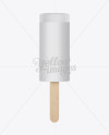 Popsicle w/ Wooden Stick Mockup