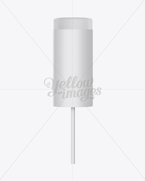 Popsicle w/ Plastic Stick Mockup