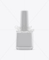 Glossy Nail Polish Square Bottle Mockup