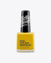 Glossy Nail Polish Square Bottle w/ Matte Cap Mockup