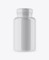 Glossy Pills Bottle Mockup