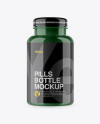 Glossy Pills Bottle Mockup