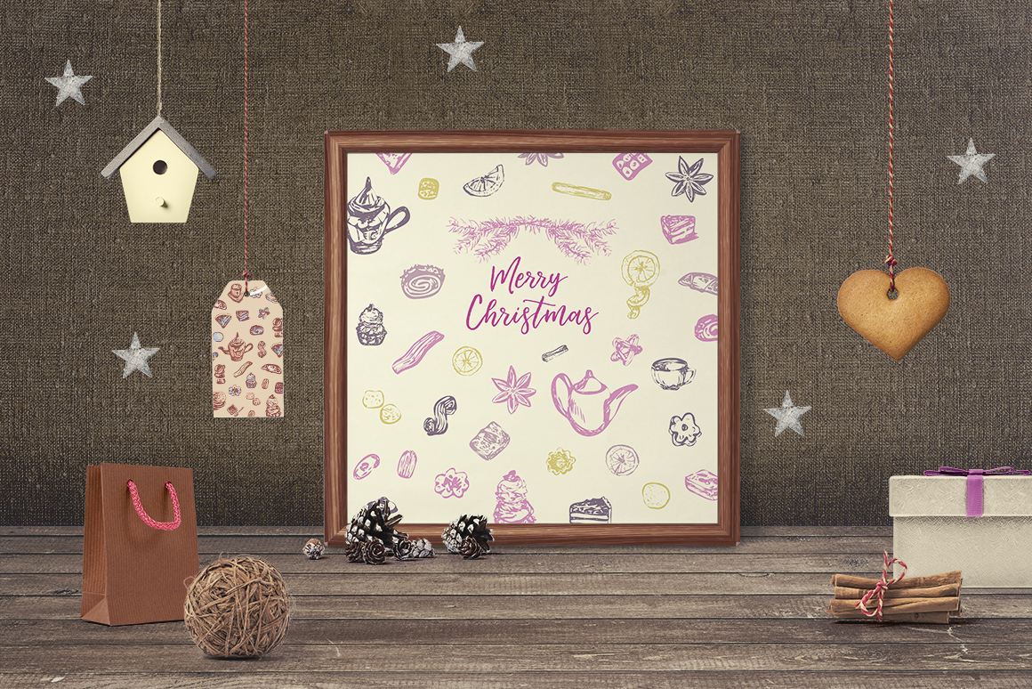 Sweet Christmas - vector collection Sweet Christmas - vector collection