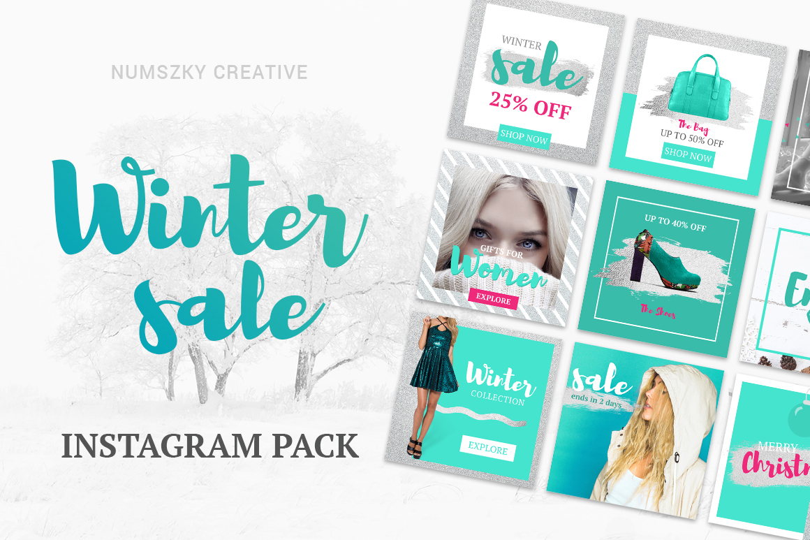 WinterSale | Instagram Pack