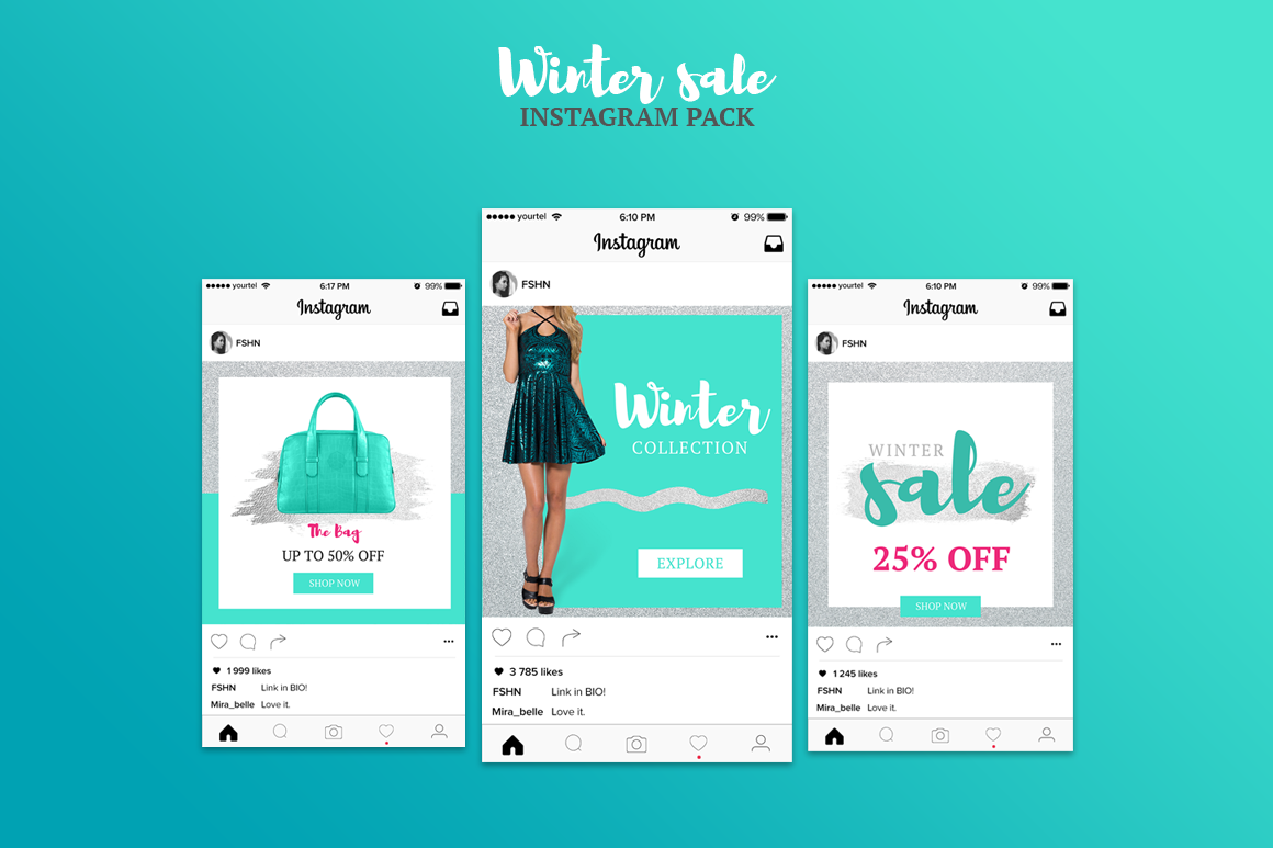 WinterSale | Instagram Pack WinterSale | Instagram Pack
