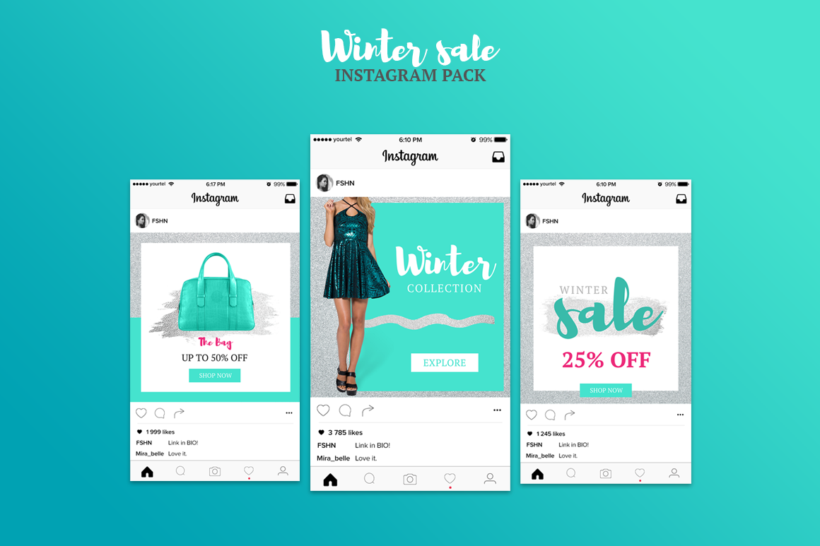 WinterSale | Instagram Pack