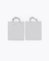 Two Canvas Bags Mockup - Top View