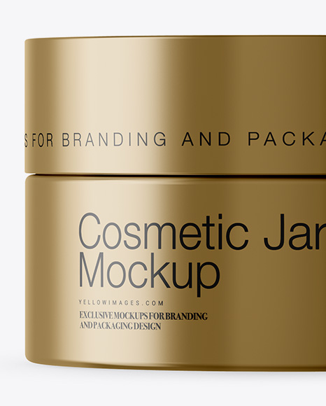 15ml Metallic Cosmetic Jar Mockup 15ml Metallic Cosmetic Jar Mockup
