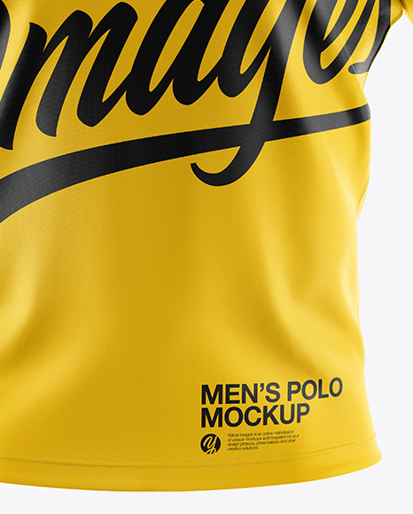 Men's Polo HQ Mockup - Front View