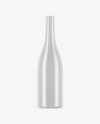 750ml Glossy Ceramic Wine Bottle Mockup