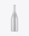 750ml Matte Ceramic Wine Bottle Mockup