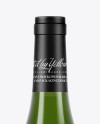 750ml Green Glass White Wine Bottle Mockup