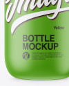 Matte Plastic Bottle Mockup