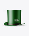 Matte Cylinder Hat Mockup - Half Side View