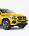 Mercedes-Benz GLE Coupe 2016 Mockup - Half Side view