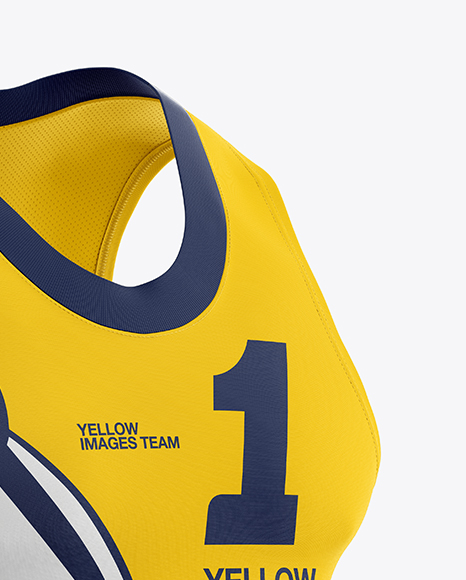 Basketball Kit Mockup - Half Side View