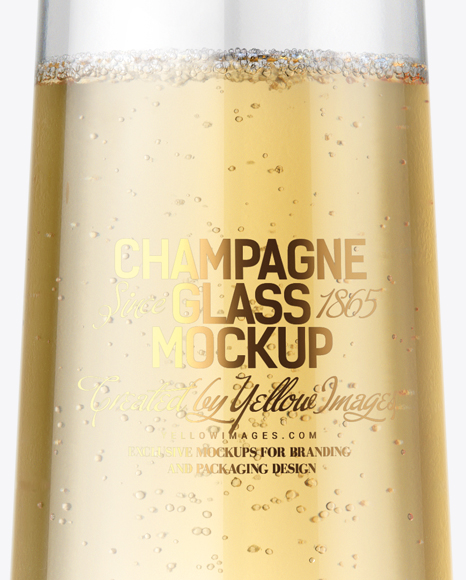 Champagne Glass Mockup Champagne Glass Mockup