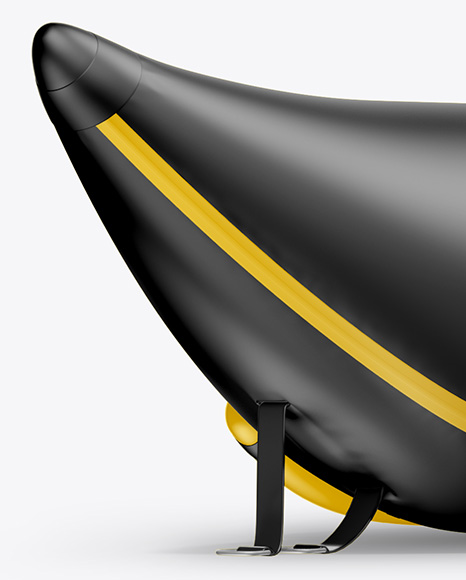 Matte Banana Boat Mockup - Half Side View