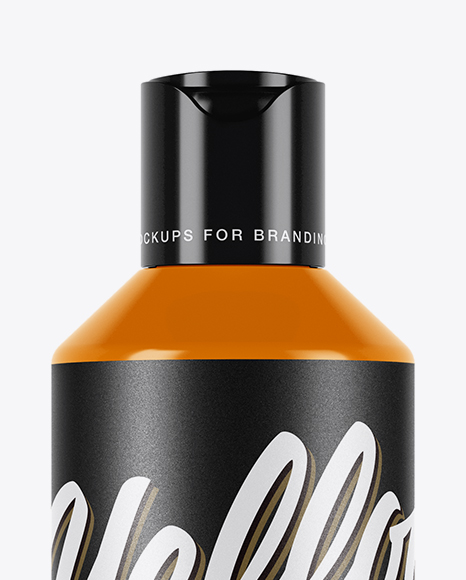 Glossy Cosmetic Bottle Mockup