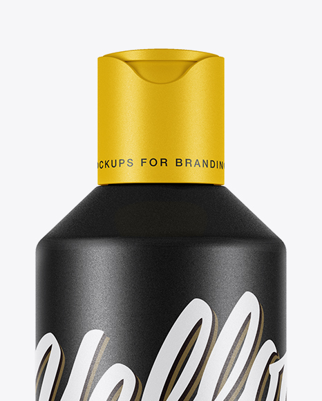 Matte Cosmetic Bottle Mockup