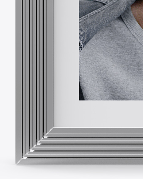 Metallic Photo Frame Mockup