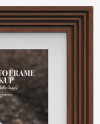 Wooden Photo Frame Mockup