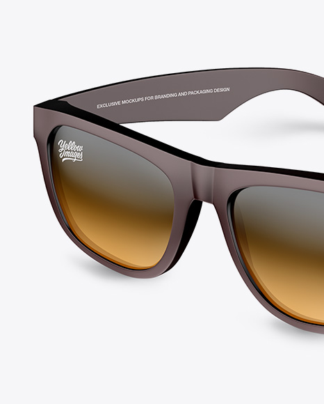 Sunglasses Mockup - Half Side View