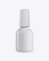 Glossy Nail Polish Bottle Mockup - Front View