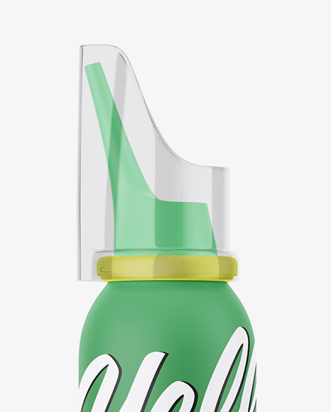 Nasal Shower Matte Bottle Mockup