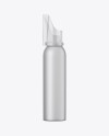 Nasal Shower Matte Metallic Bottle Mockup