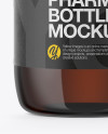 30ml Amber Glass Bottle Mockup