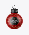 Matte Christmas Bottle Mockup Matte Christmas Bottle Mockup