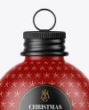 Matte Christmas Bottle Mockup Matte Christmas Bottle Mockup