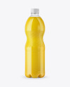 Orange Juice Plastic Bottle Mockup