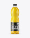 Orange Juice Plastic Bottle Mockup