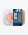 Transparent Tray Mockup - Back View
