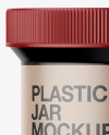 Plastic Jar Mockup - Front View Plastic Jar Mockup - Front View