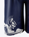 Basketball Kit w/ V-Neck Mockup - Back View