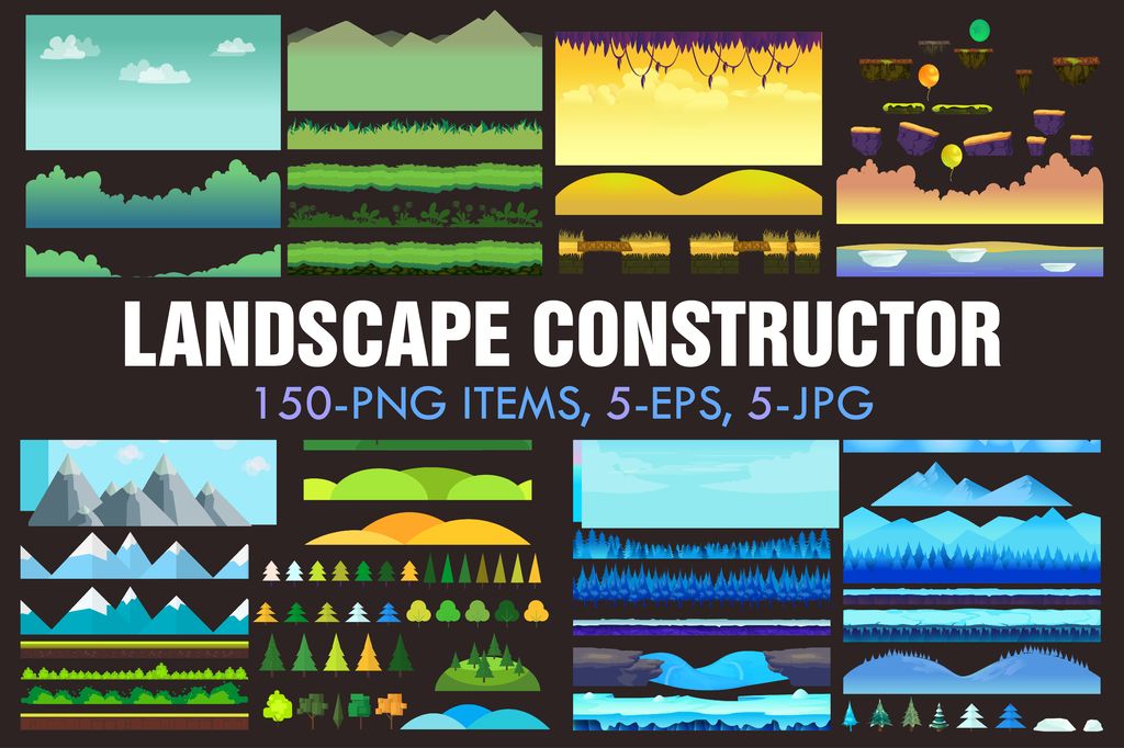 Landscape Constructor Vector Landscape Constructor Vector