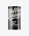 Glossy Textured Snack Tube Mockup