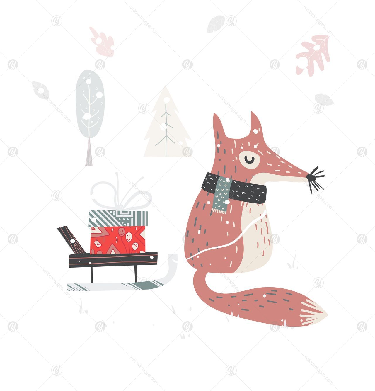 Cute Scandinavian Christmas Set Cute Scandinavian Christmas Set