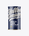 Matte Snack Tube Mockup