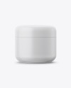 Matte Cosmetic Jar Mockup