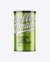 Metallic Snack Tube Mockup