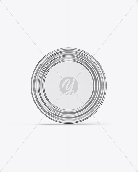 5oz Can Mockup - Front & Top Views