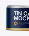 5oz Can Mockup - Front & Top Views