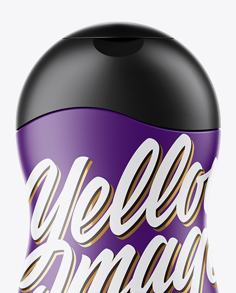 Matte Shampoo Bottle Mockup