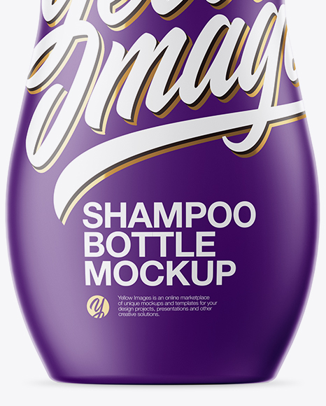 Matte Shampoo Bottle Mockup