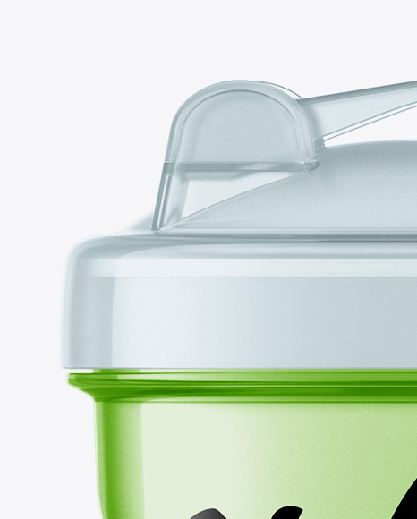 Clear Shaker Bottle Mockup