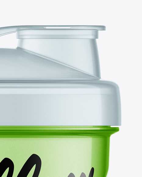 Clear Shaker Bottle Mockup